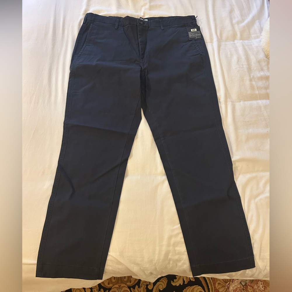 Joseph Abboud Navy Straight-Leg Men’s Pants